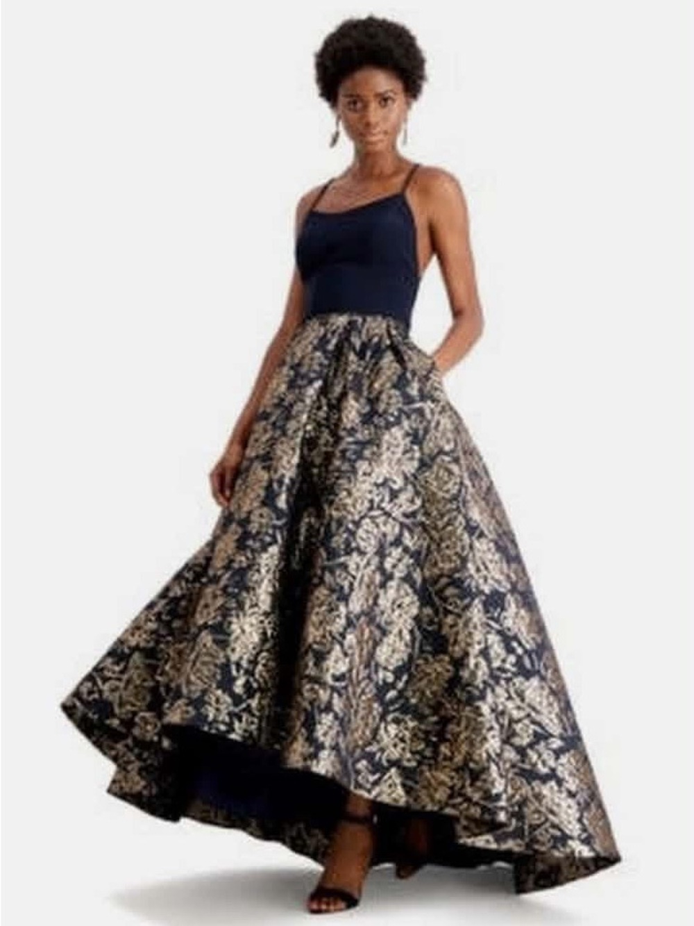 Betsy & Adam Jacquard Sweetheart Dress, NEW ($375)!